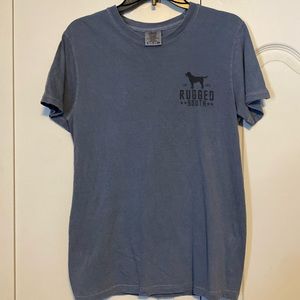 Men’s Rugged South Small Blue Tshirt Excellent Shape